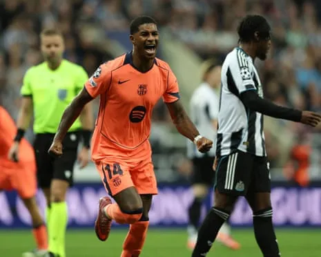 Rashford's Brace Silences Newcastle's Party and Seals Barça's Victory
