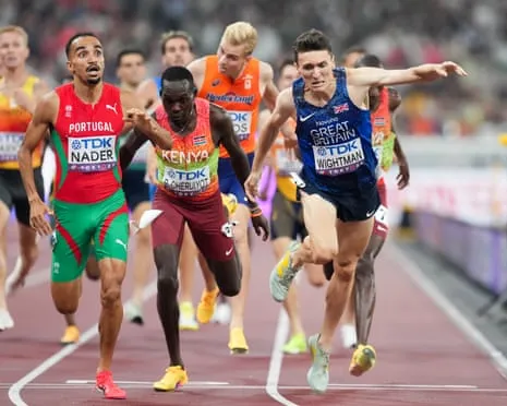 UK's Jake Wightman Just Loses Out on Gold as Portugal's Isaac Nader Wins Surprise 1500m Win