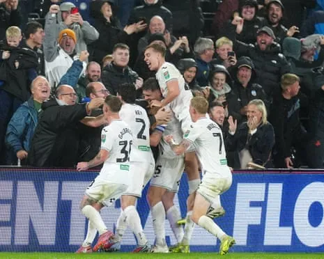 Pain for Forest's Manager as Swansea Stun Forest with Dramatic Comeback